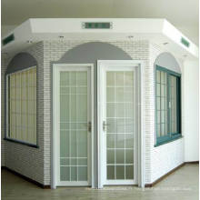 Woodwin double vitre trempé Thermal Break Aluminium Casement Door / French Door